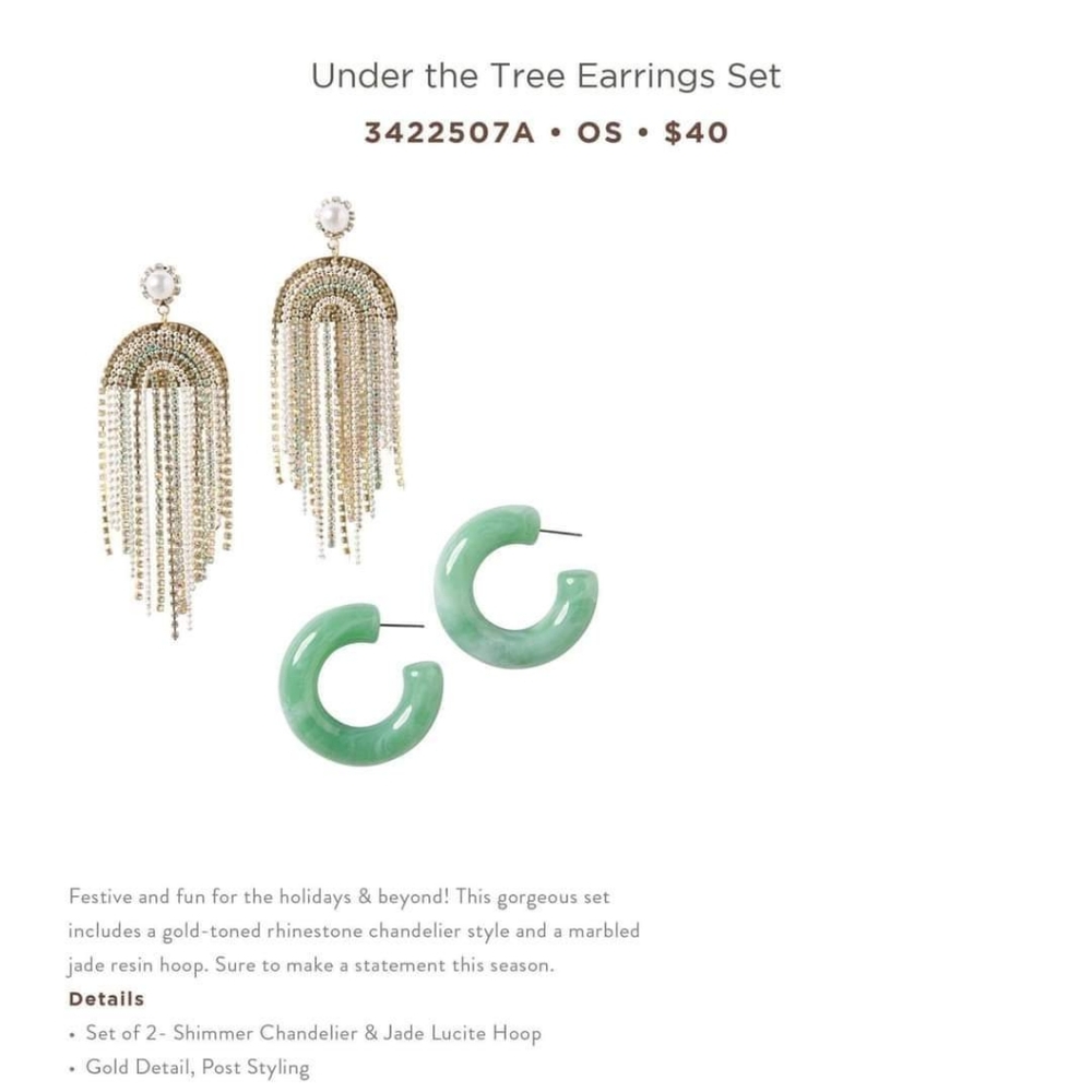 Matilda Jane Good Hart Under the Stars Earring set NWT